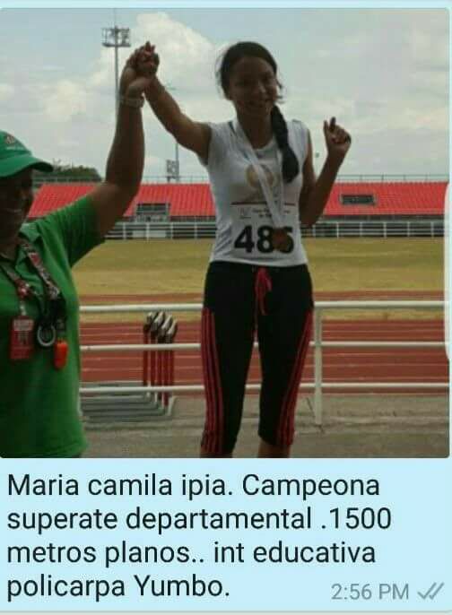 MARIA CAMILA IPIA - CAMPEONA
